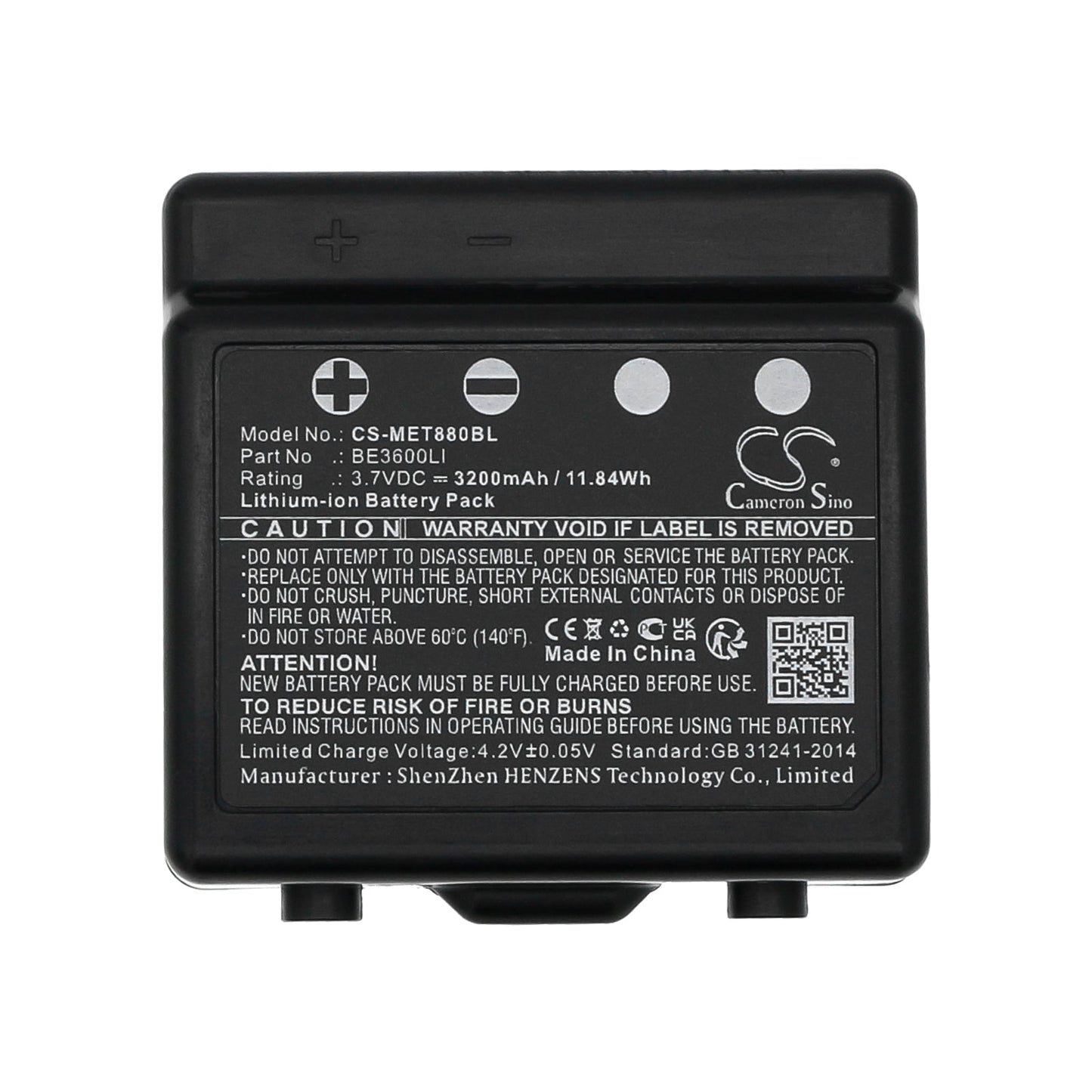 Replacement Battery for IMET  ARES2 – Crane Remote Control – 3200mAh / 11.84Wh / 3.7V