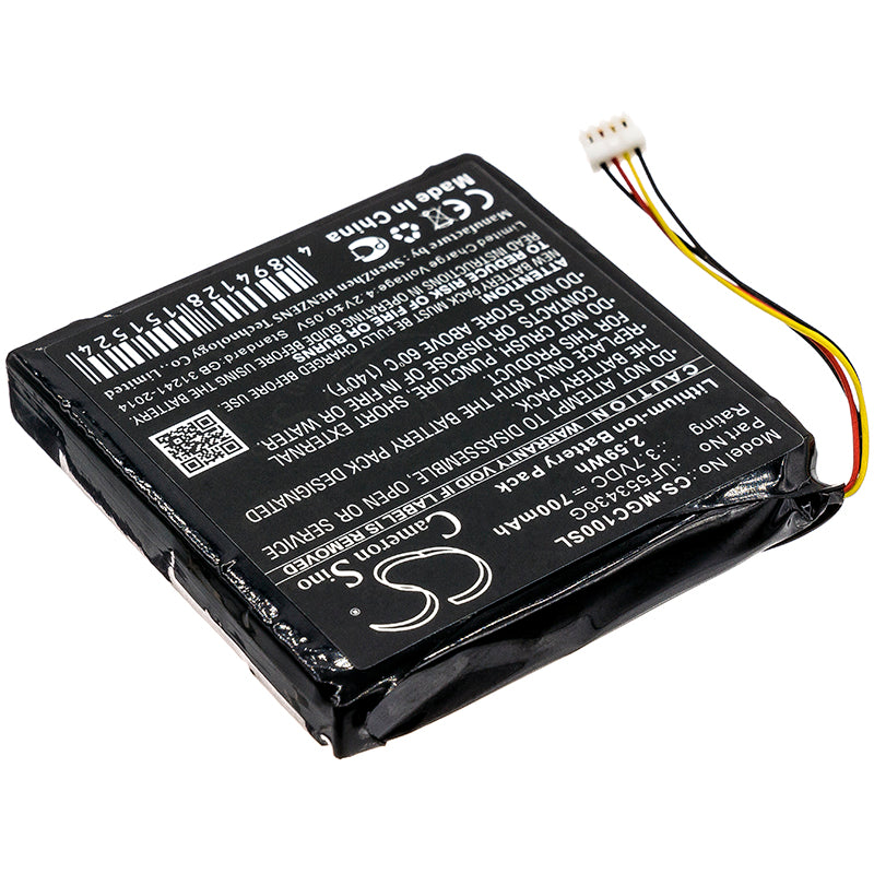Replacement Battery for Magellan Cyclo100 – GPS, Navigator – 700mAh / 3.7V - image 2