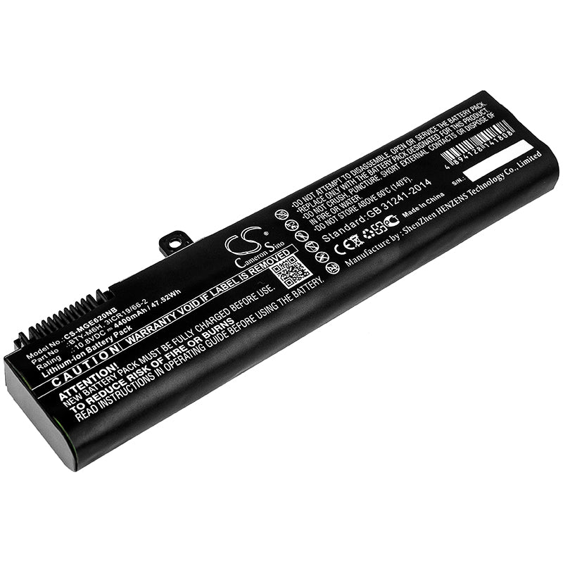 Replacement Battery for MSI GE62 – Notebook, Laptop – 4400mAh / 10.8V - image 1
