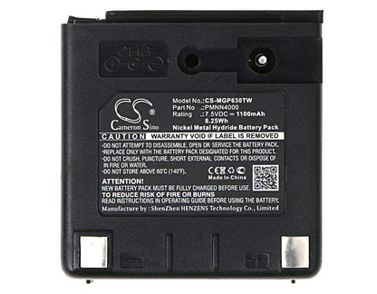 Replacement Battery for Motorola  GP688 – Two-Way Radio – 1100mAh / 8.25Wh / 7.5V