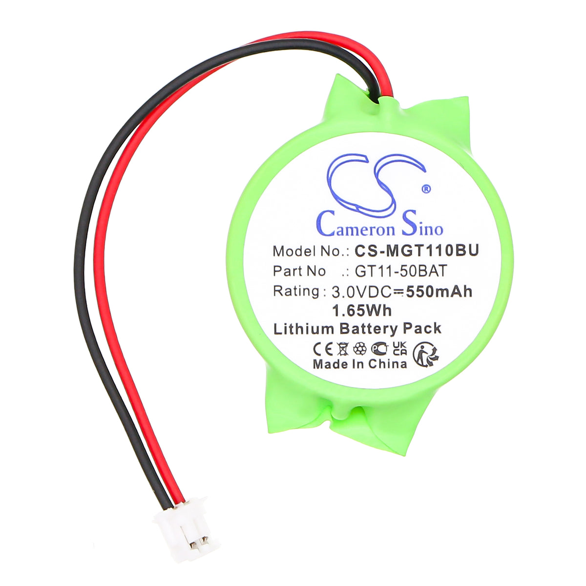 Replacement Battery for Mitsubishi GT10 graphic terminals – CMOS BackUp – 550mAh / 3V