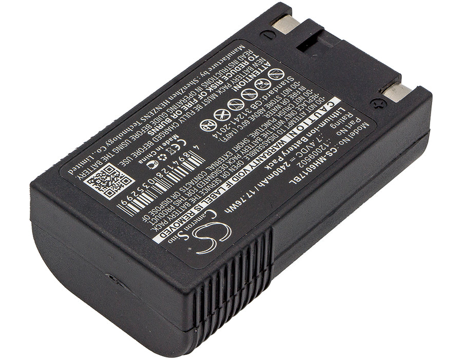 Replacement Battery for Paxar | PathFinder | Monarch | Sierra 6057 Pathfinder – Portable Printer – 2400mAh / 7.4V - image 2