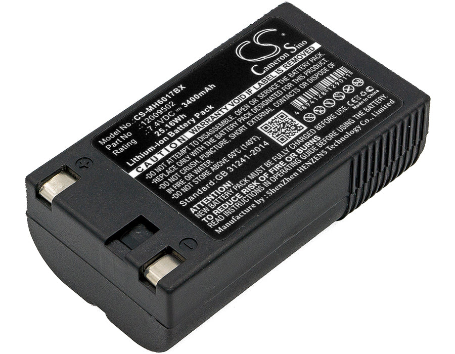 Replacement Battery for Monarch | Paxar | Handiprinter | Sierra | PathFinder 6017 Handiprint – Portable Printer – 3400mAh / 7.4V - image 1