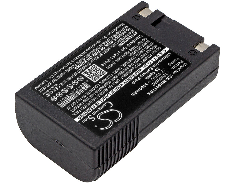 Replacement Battery for Monarch | Paxar | Handiprinter | Sierra | PathFinder 6017 Handiprint – Portable Printer – 3400mAh / 7.4V - image 2