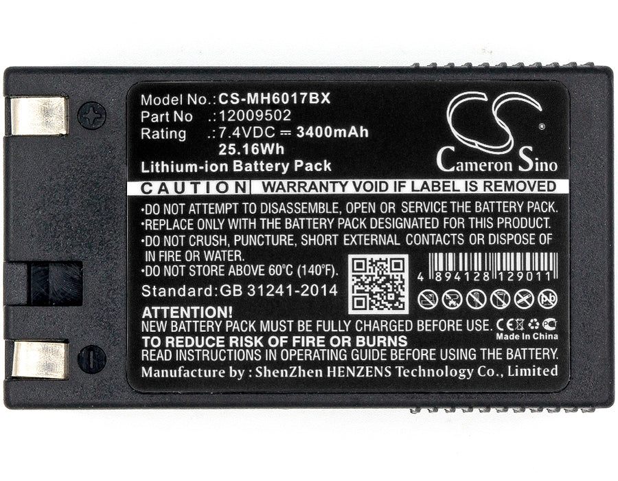 Replacement Battery for Monarch | Paxar | Handiprinter | Sierra | PathFinder 6017 Handiprint – Portable Printer – 3400mAh / 7.4V - image 3