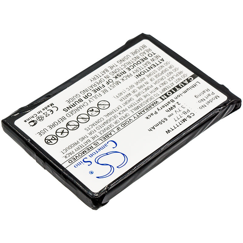 Replacement Battery for Midland  777 – Two-Way Radio – 650mAh / 2.41Wh / 3.7V