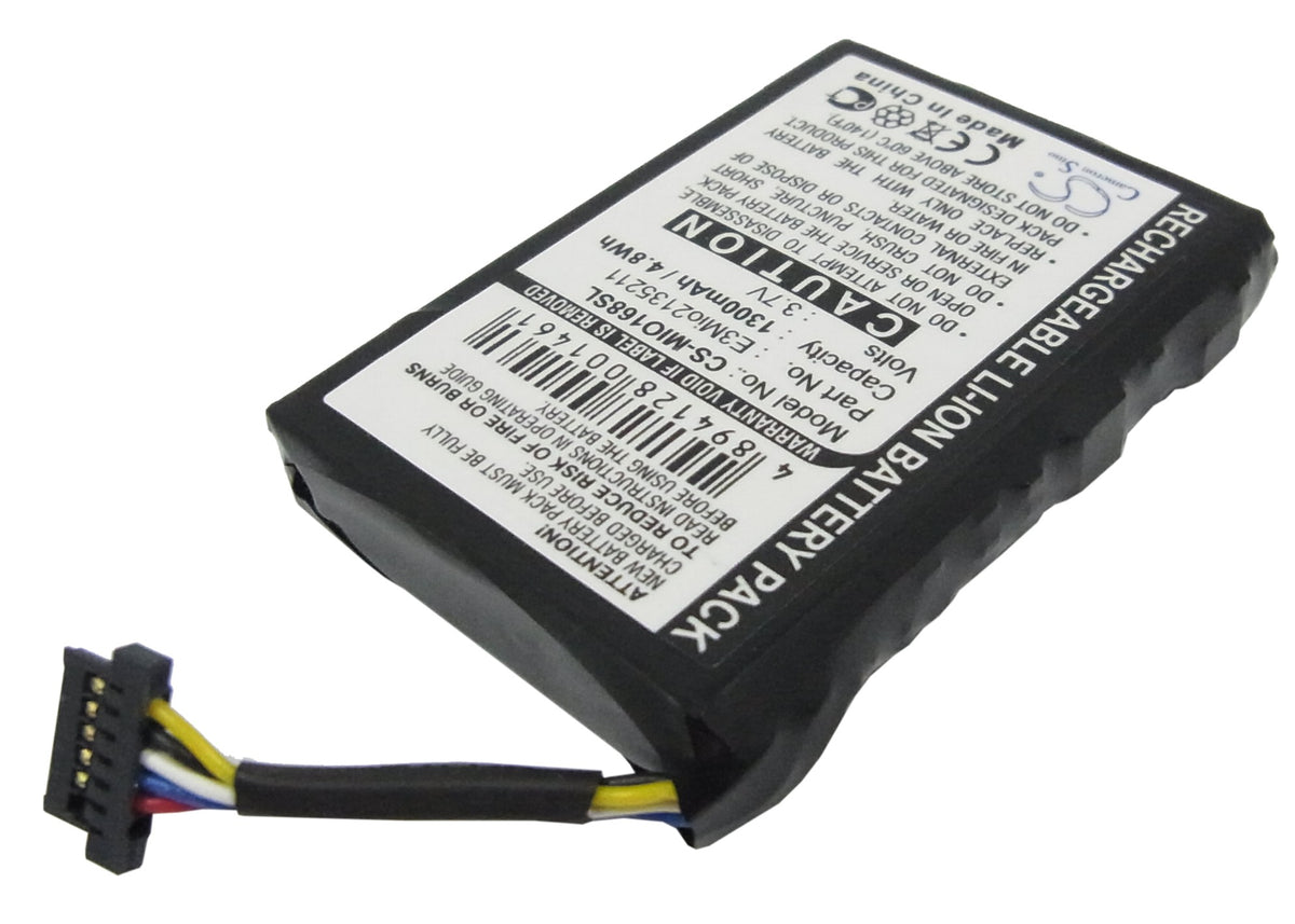 Replacement Battery for Pharos | Typhoon | Navman | Yakumo | Medion | BlueMedia | Airis | Mitac EZ-Road – PDA, Pocket PC – 1300mAh / 3.7V