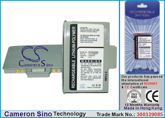 Replacement Battery for T-Com | Mitac | Rover Sinus WDA – PDA, Pocket PC – 1300mAh / 3.7V