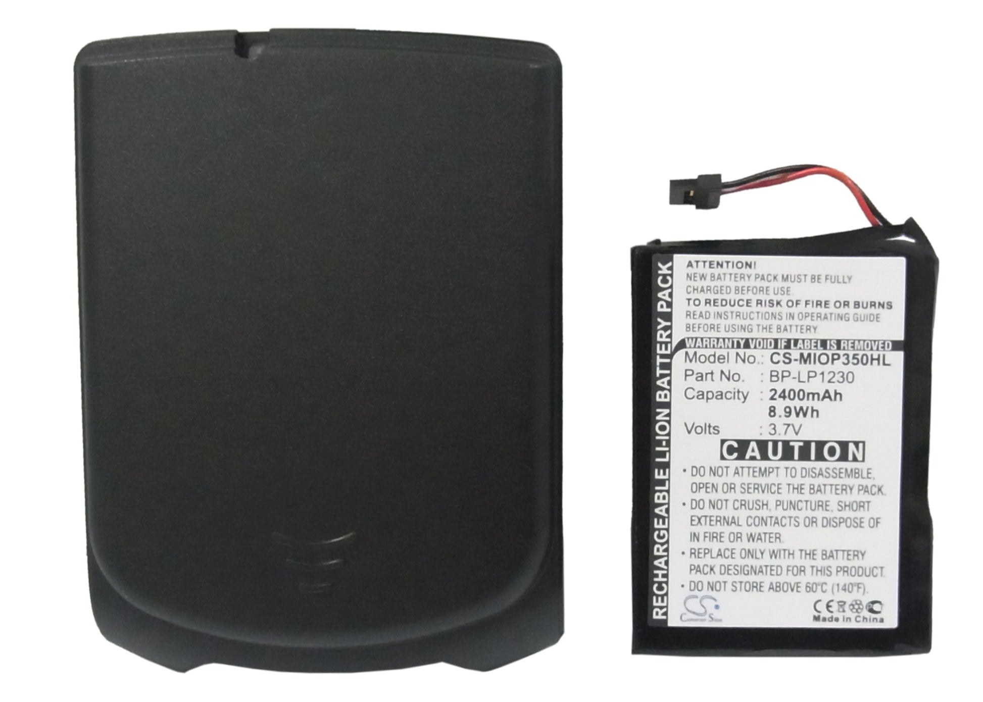 Replacement Battery for Mitac Mio P350 – GPS, Navigator – 2400mAh / 3.7V - image 5