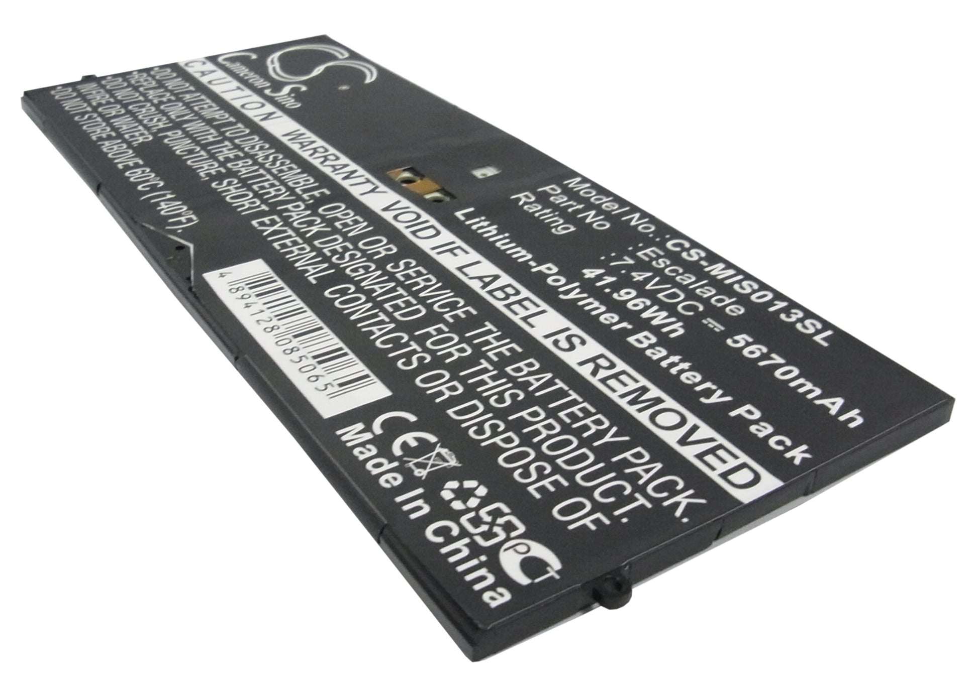 Replacement Battery for Microsoft Surface Pro – Tablet – 5670mAh / 7.4V - image 2