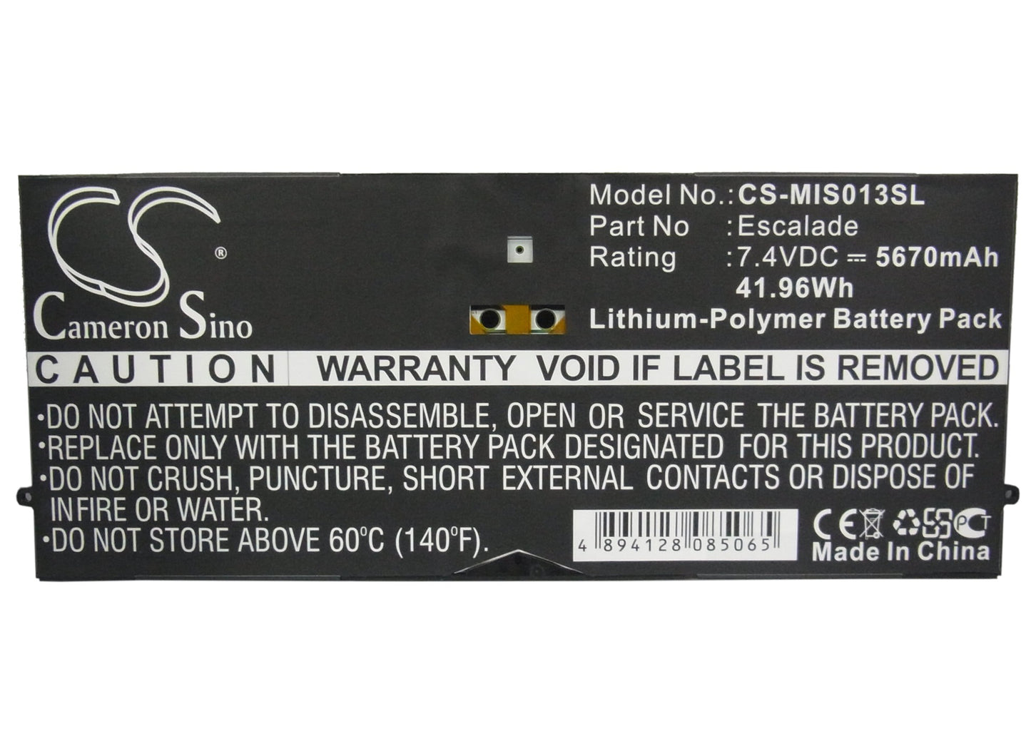 Replacement Battery for Microsoft Surface Pro – Tablet – 5670mAh / 7.4V - image 5