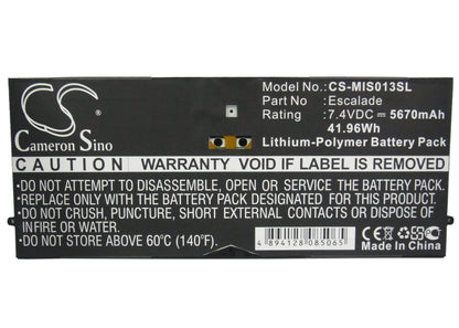 Replacement Battery for Microsoft Surface Pro – Tablet – 5670mAh / 7.4V - image 5