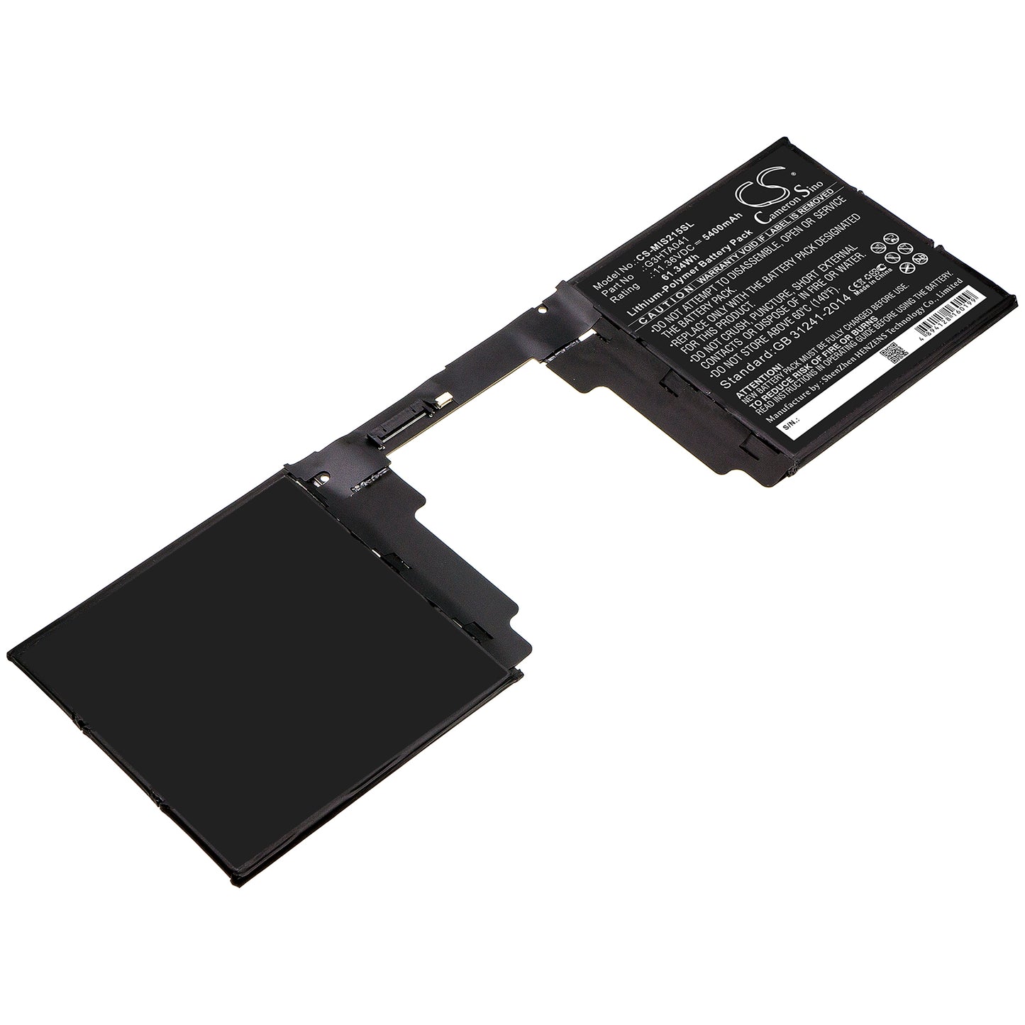 Replacement Battery for Microsoft Surface book 2 1793 15 – Tablet – 5400mAh / 11.36V - image 1