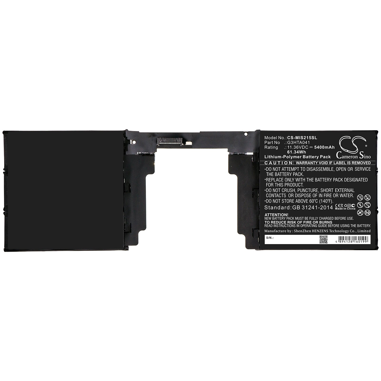 Replacement Battery for Microsoft Surface book 2 1793 15 – Tablet – 5400mAh / 11.36V - image 3