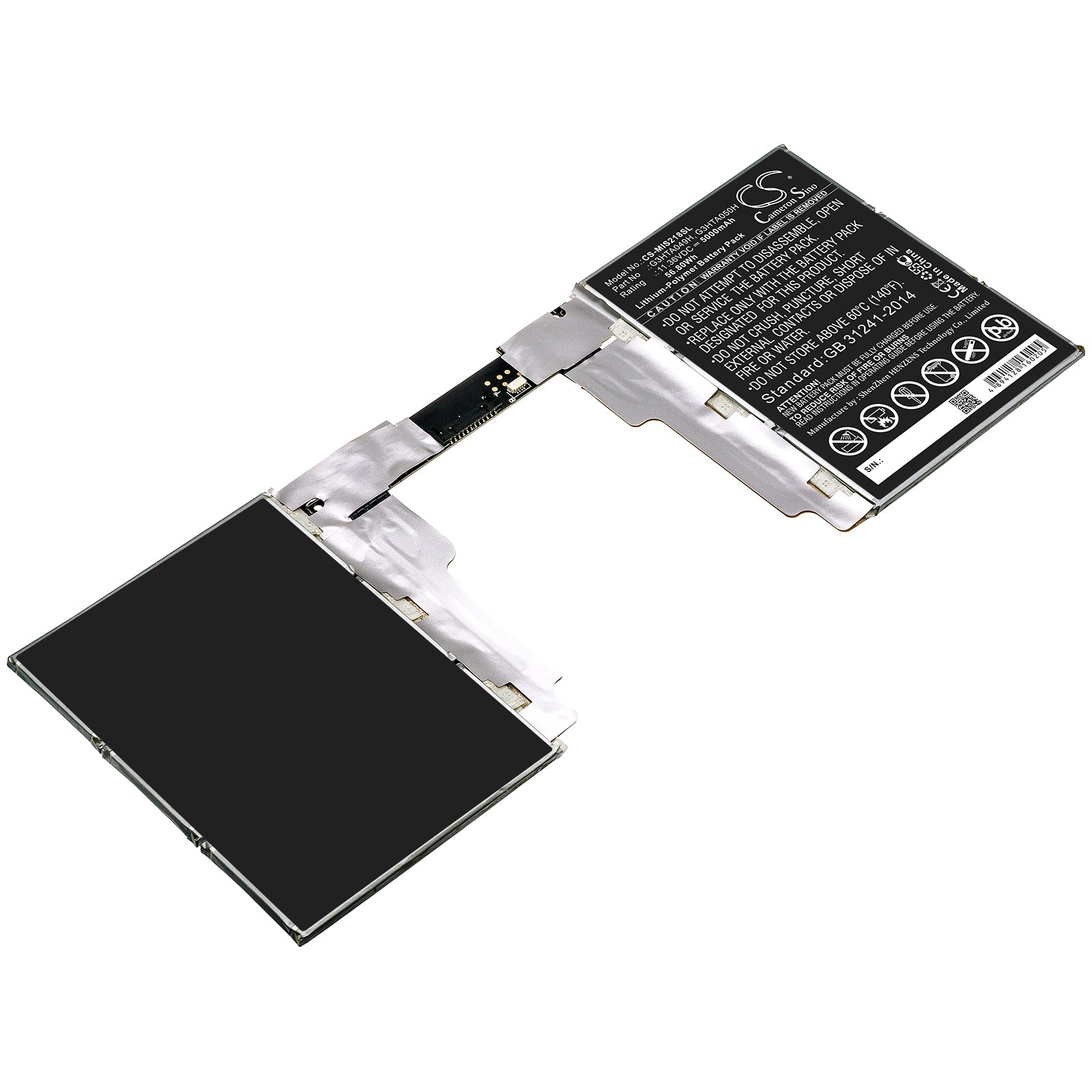 Replacement Battery for Microsoft Surface Book 2 1835 13.5" Tablet Keyboard – Tablet – 5000mAh / 11.36V - image 1