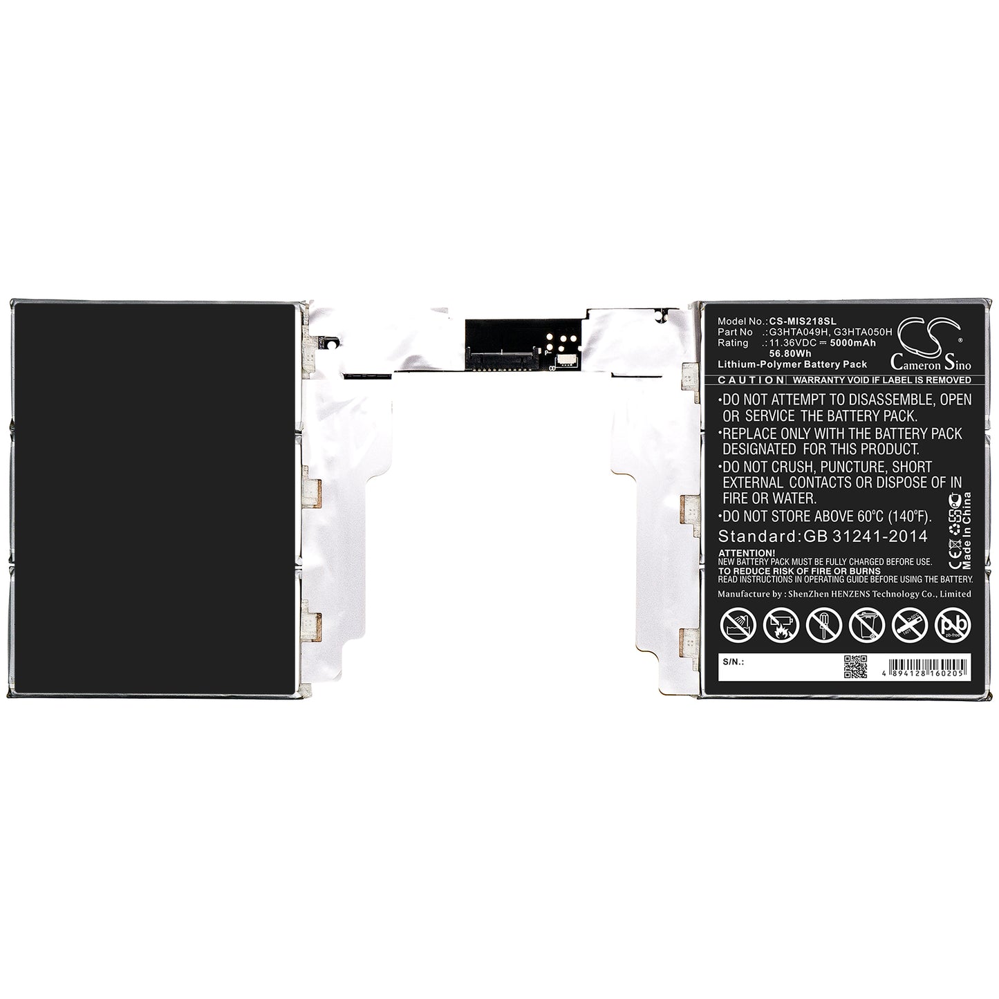 Replacement Battery for Microsoft Surface Book 2 1835 13.5" Tablet Keyboard – Tablet – 5000mAh / 11.36V - image 3