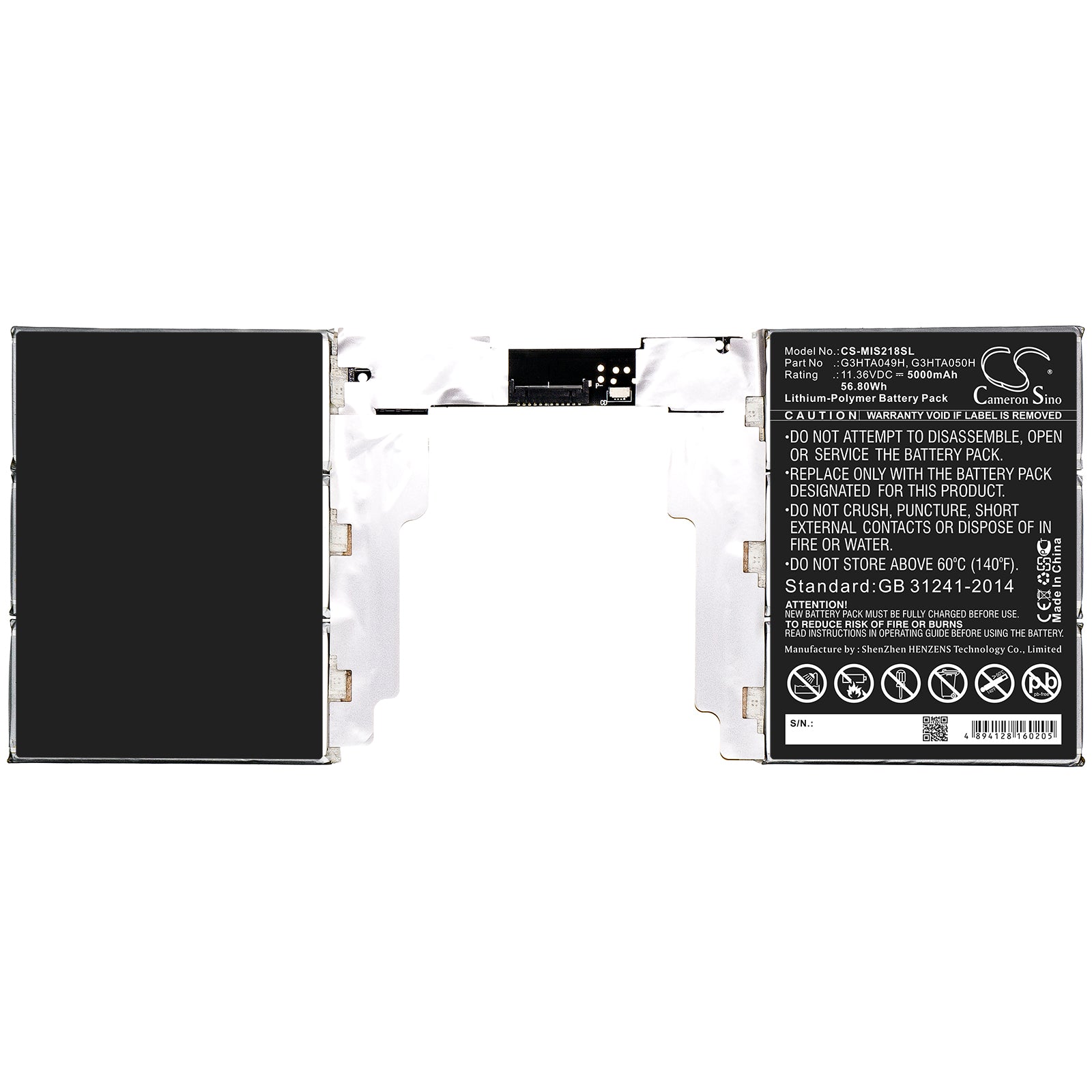 Replacement Battery for Microsoft Surface Book 2 1835 13.5" Tablet Keyboard – Tablet – 5000mAh / 11.36V - image 3