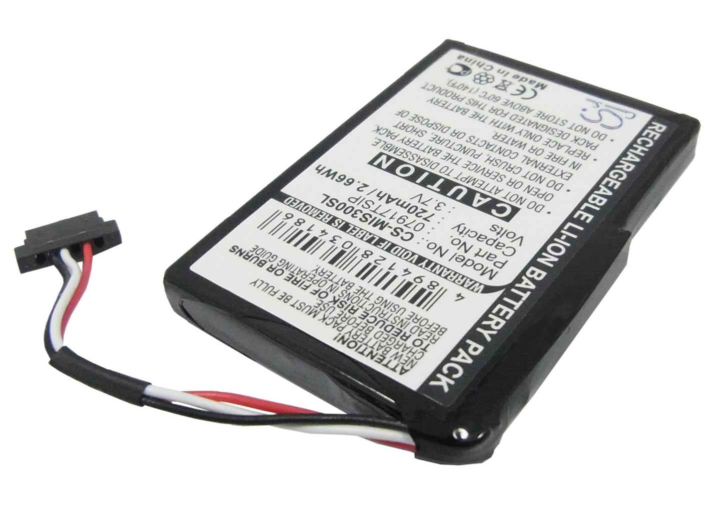 Replacement Battery for Navman  Mio Spirit 300 – GPS, Navigator – 720mAh / 3.7V
