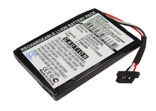 Replacement Battery for Mitac Mio Moov S500 – GPS, Navigator – 1100mAh / 3.7V