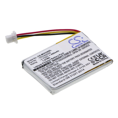 Replacement Battery for Mio | PapaGo Mivue 338 – Dashcam – 450mAh / 3.7V - image 1