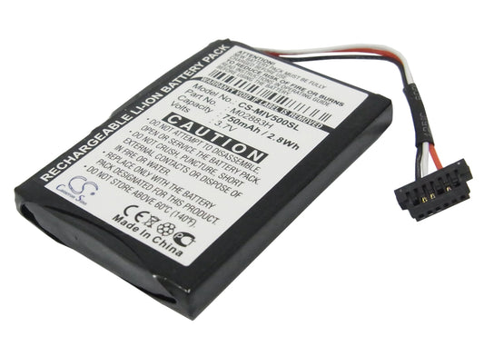 Replacement Battery for Mitac Mio Moov 500 – GPS, Navigator – 750mAh / 3.7V