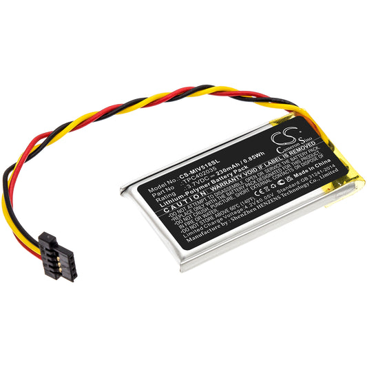 Replacement Battery for Mio MiVue 508 – Dashcam – 230mAh / 3.7V