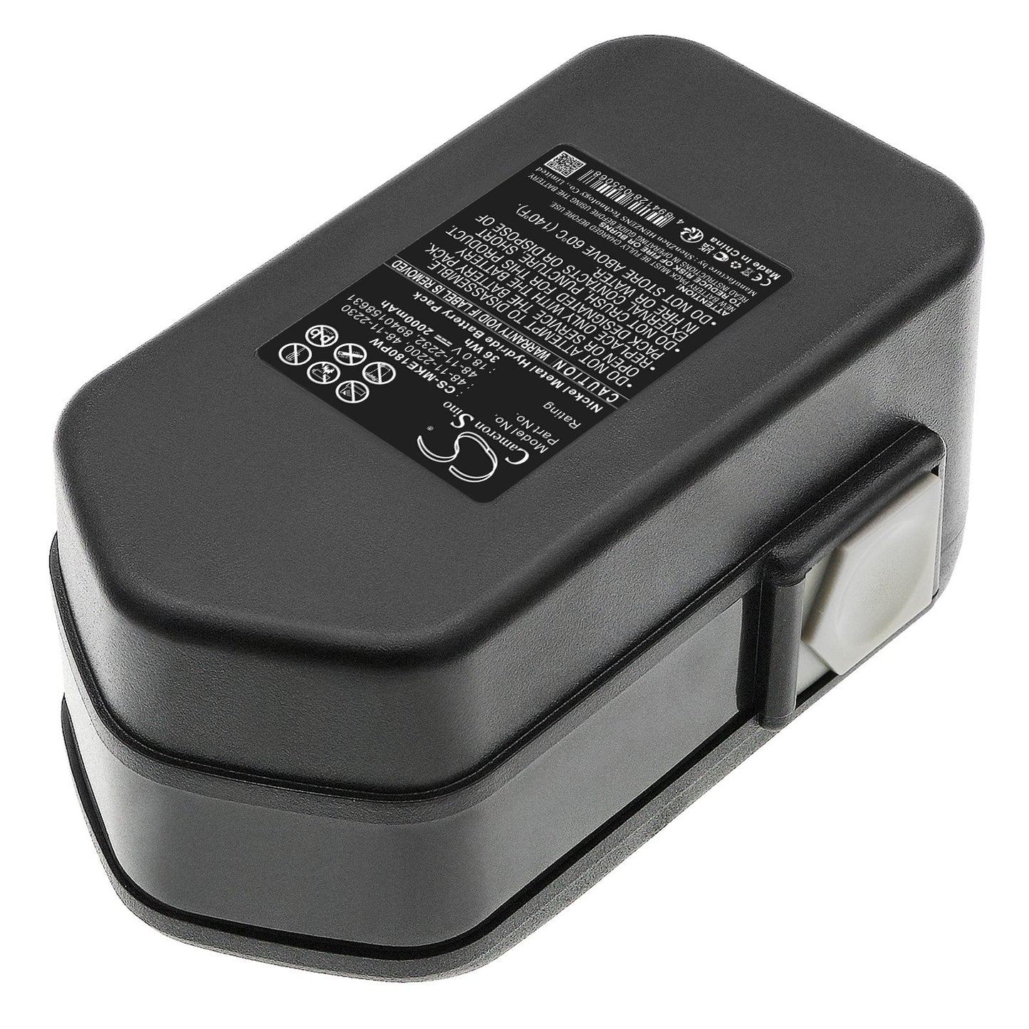 Replacement Battery for Milwaukee  0521-20 – Power Tools – 2000mAh / 18.0V