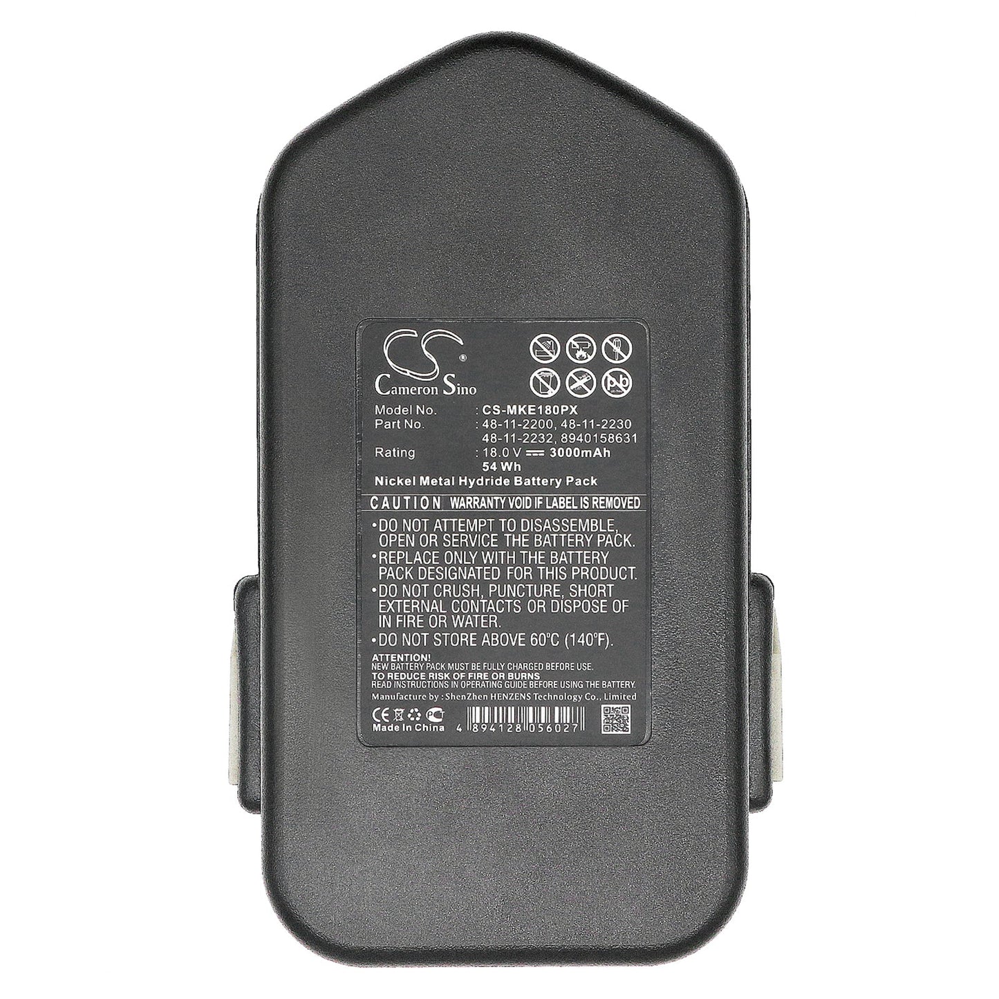 Replacement Battery for AEG  – Power Tools – 3000mAh / 54.00Wh / 18.0V