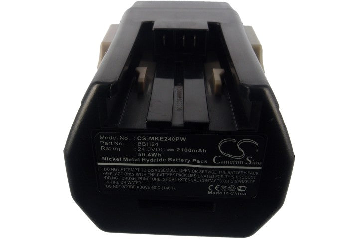 Replacement Battery for Milwaukee  BXL24 – Power Tools – 2100mAh/50.4Wh / 24.0V