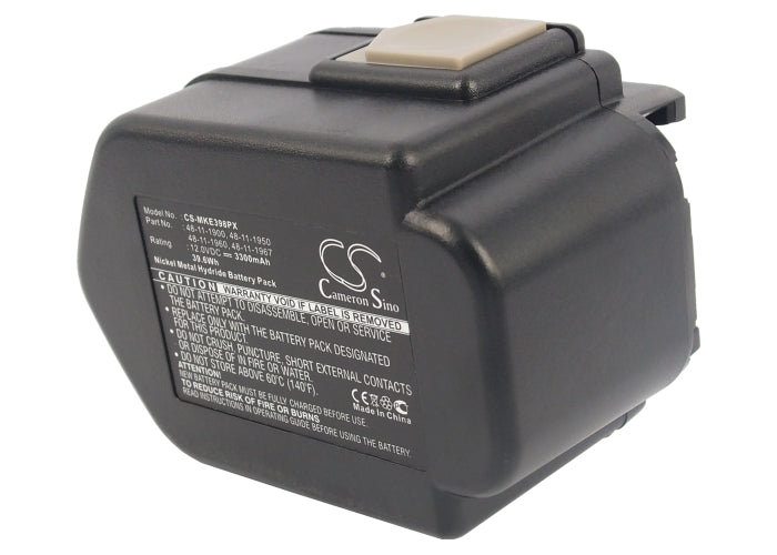 Replacement Battery for Milwaukee  0501-20 – Power Tools – 3300mAh/39.6Wh / 12.0V