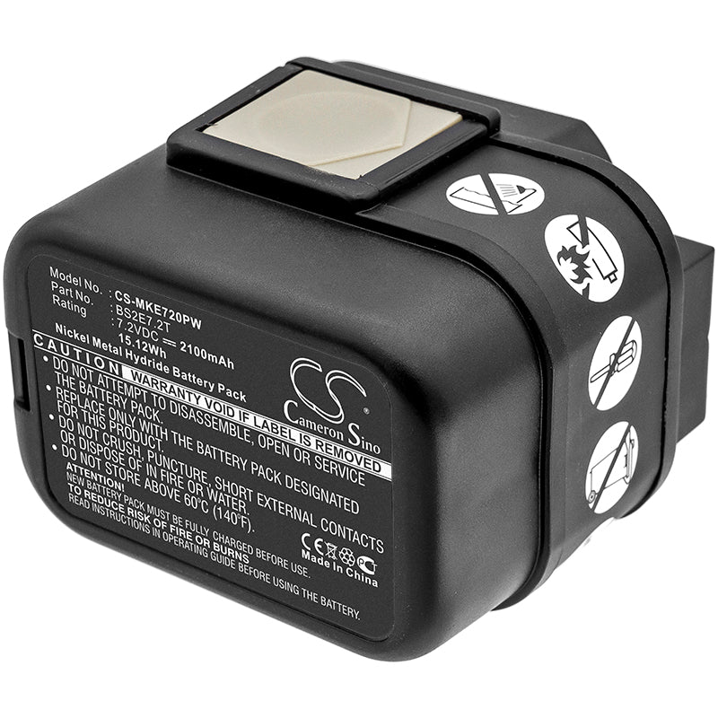 Replacement Battery for Atlas Copco | Milwaukee PES7.2T – Power Tool – 2100mAh / 7.2V - image 1