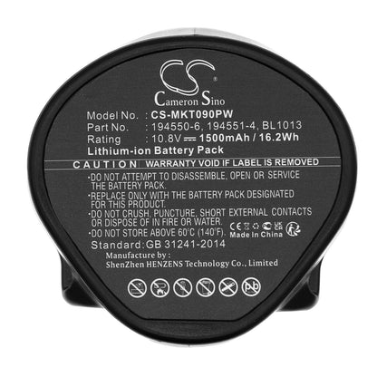 Replacement Battery for Makita  CC300 – Power Tools – 1500mAh / 16.20Wh / 10.8V