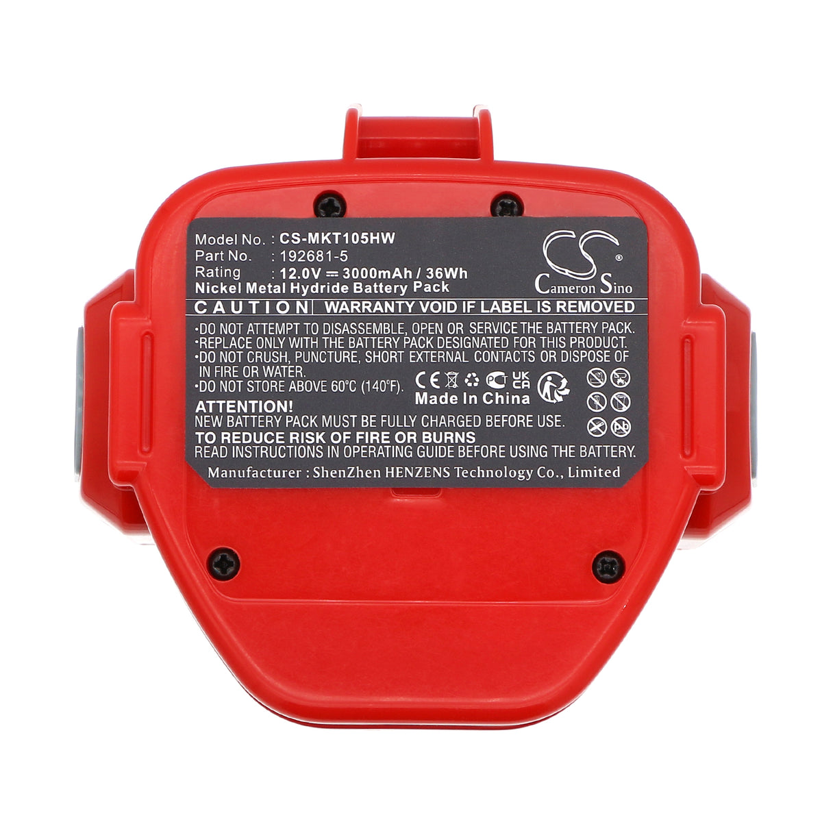 Replacement Battery for Makita 1050D – Power Tool – 3000mAh / 12V