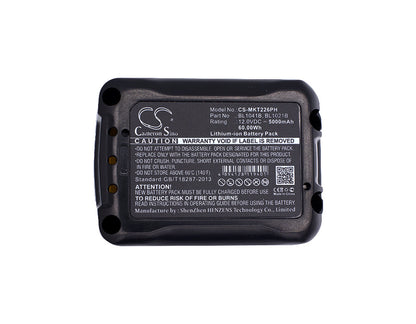 Replacement Battery for Makita  12V Max CXT Tool – Power Tools – 5000mAh / 60.00Wh / 12.0V