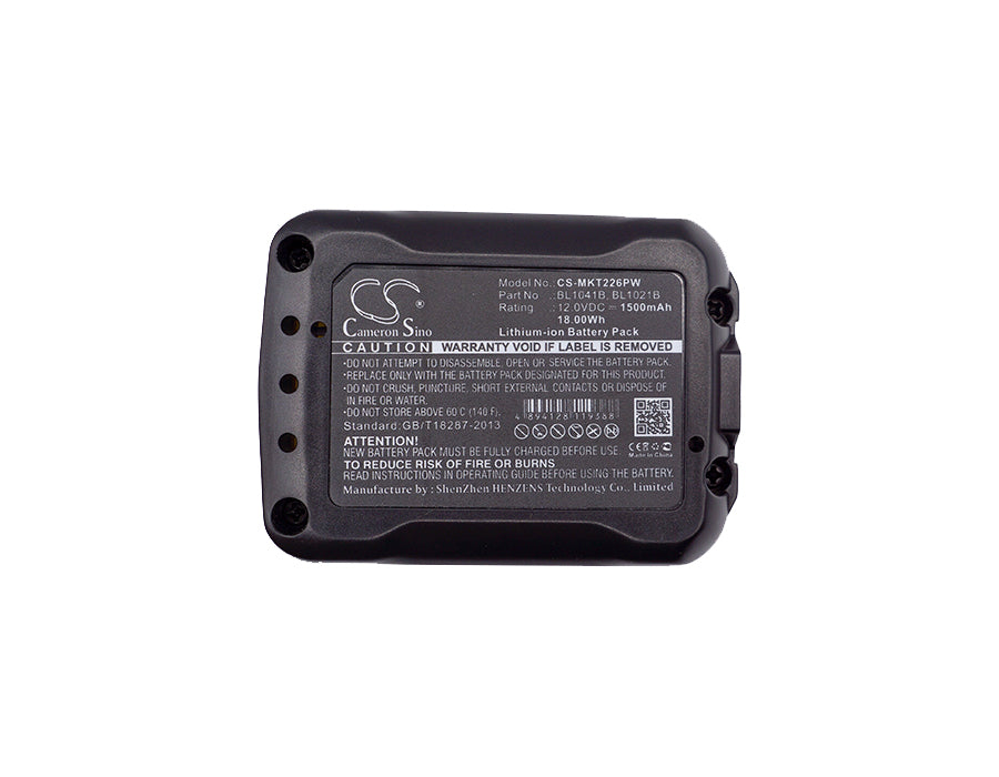 Replacement Battery for Makita  12V Max CXT Tool – Power Tools – 1500mAh / 18.00Wh / 12.0V