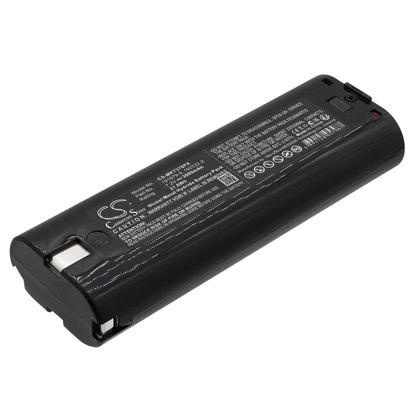 Replacement Battery for Makita  3700D – Power Tools – 3000mAh/21.6Wh / 7.2V