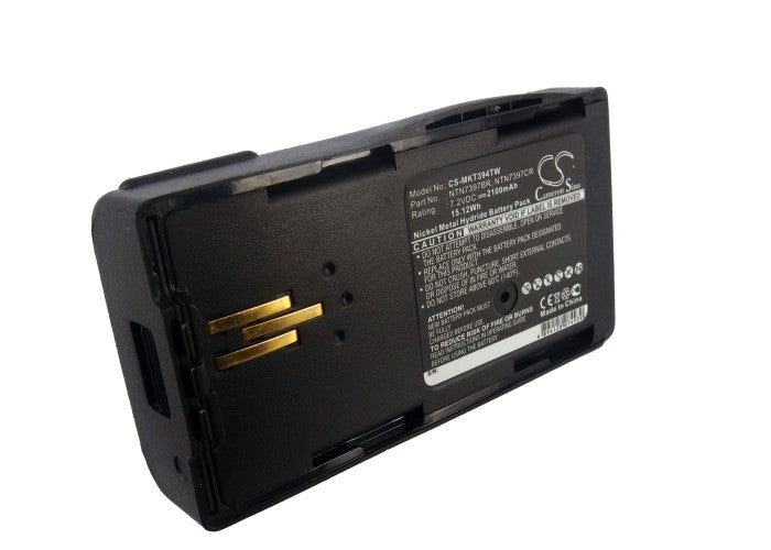 Replacement Battery for Motorola  Visar – Two-Way Radio – 2100mAh / 15.12Wh / 7.2V
