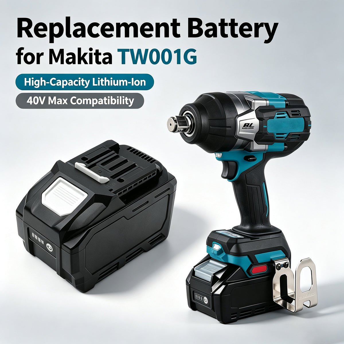 Replacement Battery for Makita CF001G – Power Tool – 6000mAh / 40V