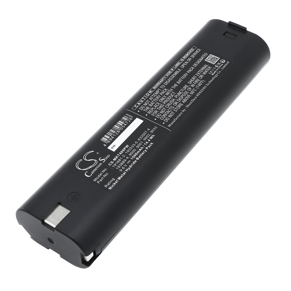 Replacement Battery for Makita 4093D – Power Tool – 1500mAh / 9.6V