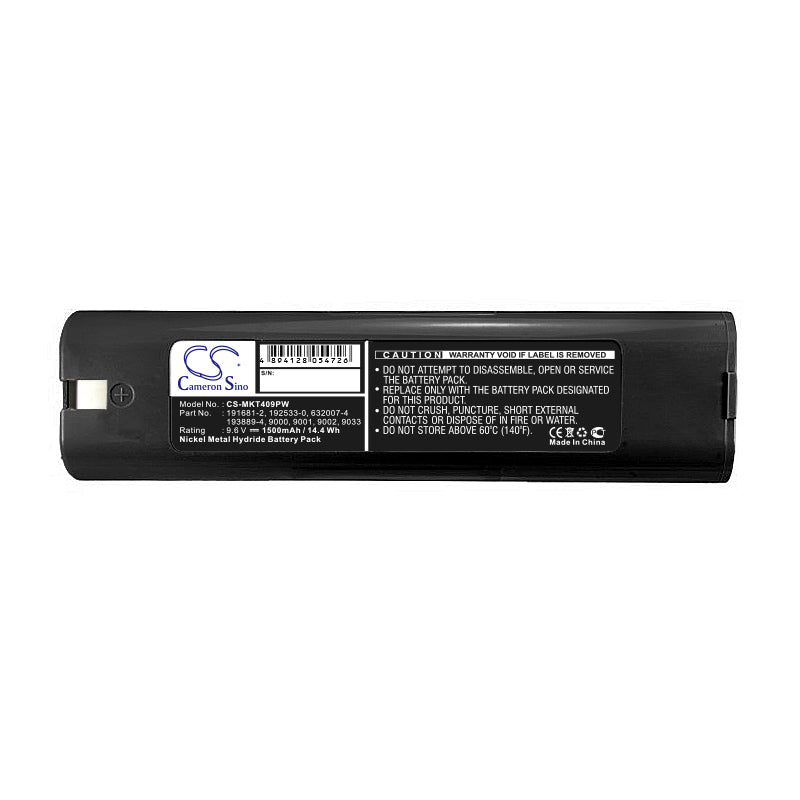 Replacement Battery for Makita  4000 – Power Tools – 1500mAh / 14.40Wh / 9.6V