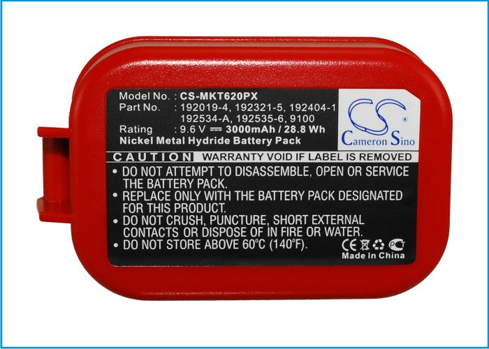 Replacement Battery for Makita  1022DW – Power Tools – 3000mAh / 9.6V