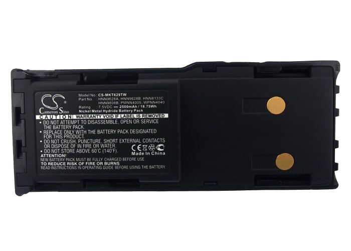 Replacement Battery for Motorola  CP250 – Two-Way Radio – 2500mAh / 18.75Wh / 7.5V