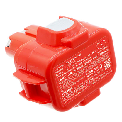 Replacement Battery for Makita  6207D – Power Tools – 1500mAh / 14.40Wh / 9.6V