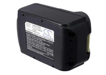 Replacement Battery for Makita  BBO140 – Power Tools – 1500mAh / 27.00Wh / 18.0V
