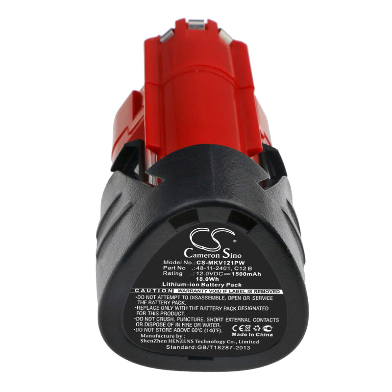 Replacement Battery for Milwaukee 2590-20 – Power Tool – 1500mAh / 12V - image 3