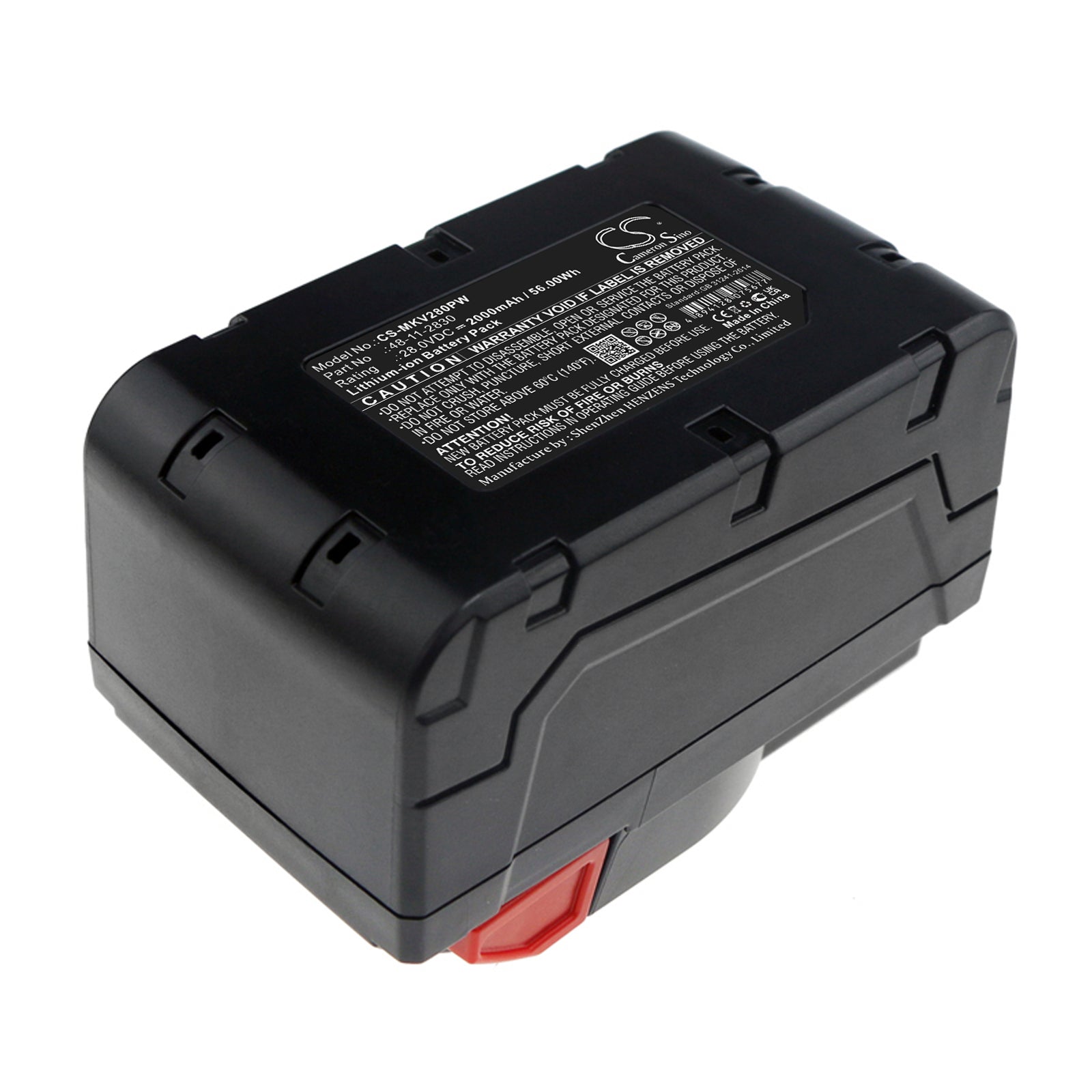Replacement Battery for Wurth | Milwaukee H 28-MA – Power Tool – 2000mAh / 28V - image 3