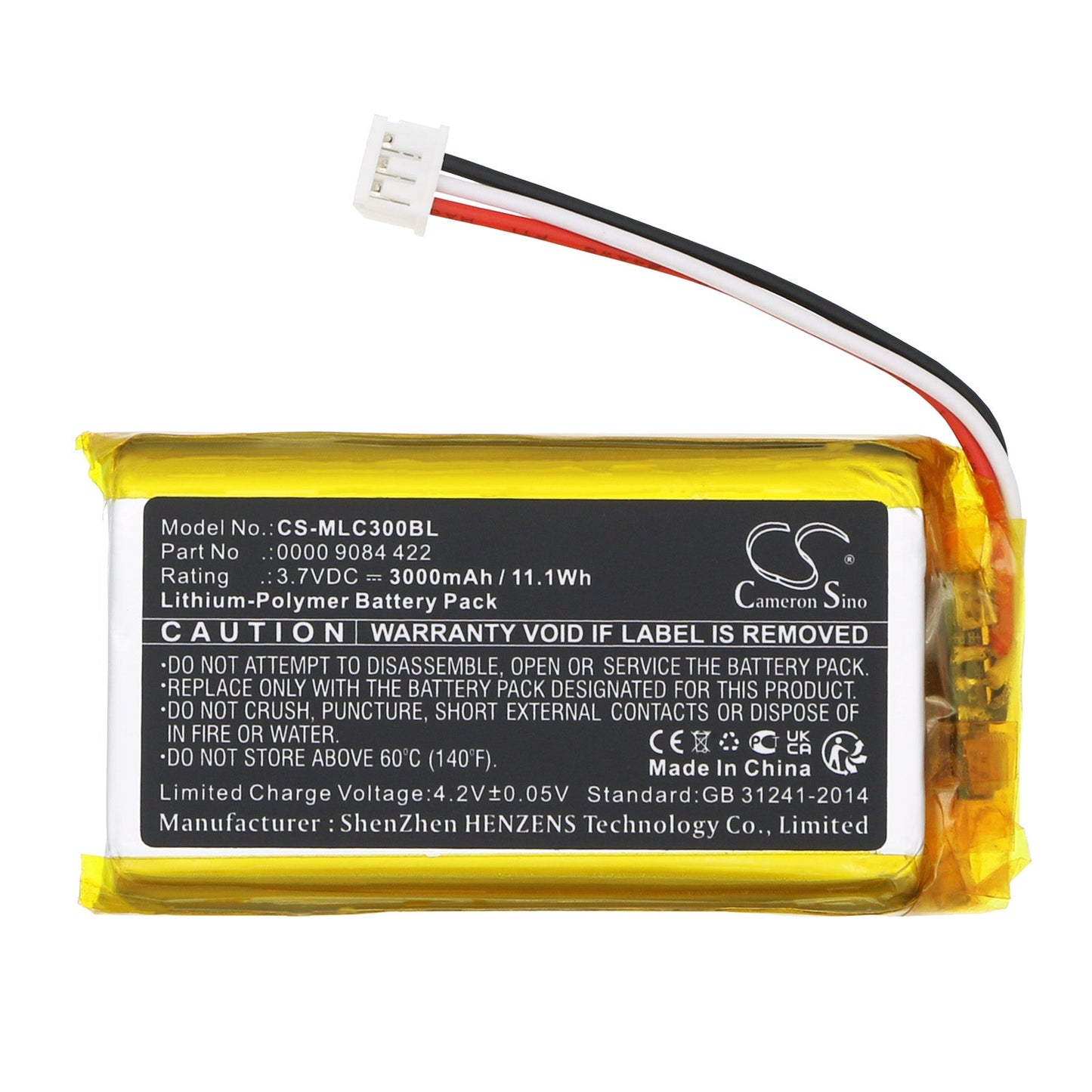 Replacement Battery for Meil??ler  – Crane Remote Control – 3000mAh / 11.10Wh / 3.7V