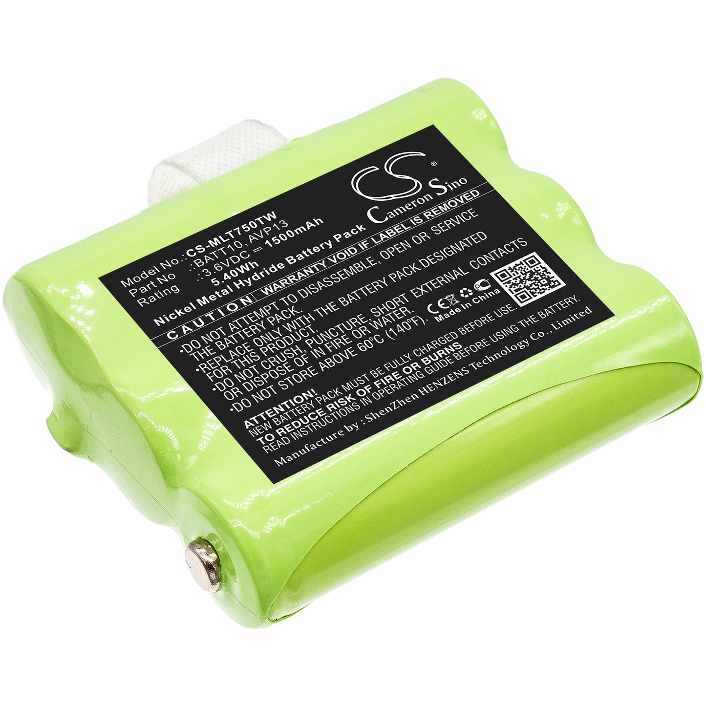 Replacement Battery for Midland T71 – Two-Way Radio – 1500mAh / 3.6V - image 1
