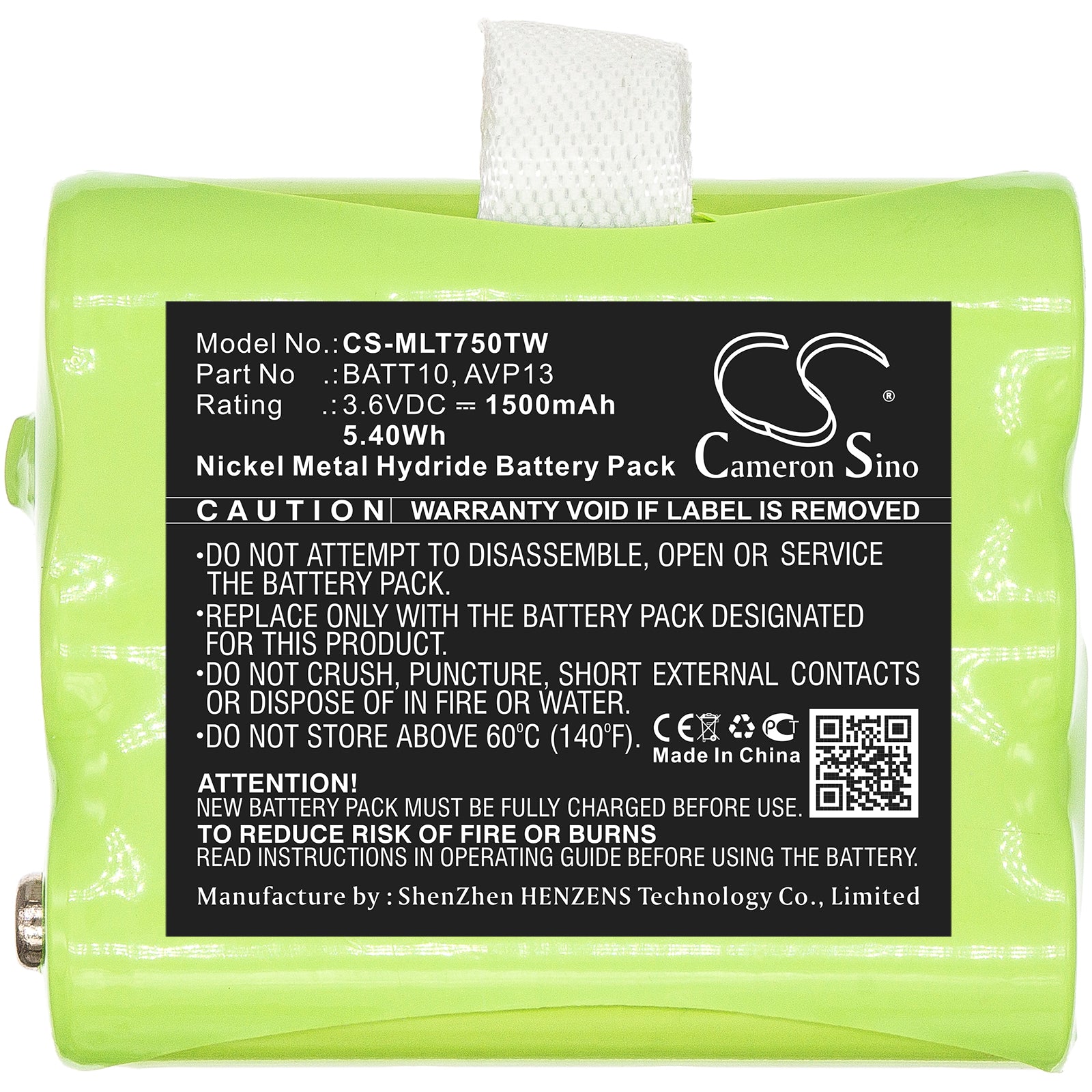 Replacement Battery for Midland T71 – Two-Way Radio – 1500mAh / 3.6V - image 3