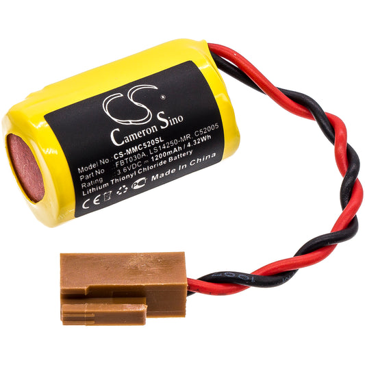 Replacement Battery for Toyo Denki | Xerox | Mitsubishi | Fuji Electric μGPCsH – PLC – 1200mAh / 3.6V